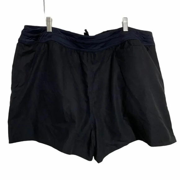 Croft & Barrow woman XXL black bathing‎ suit shorts - Picture 6 of 6